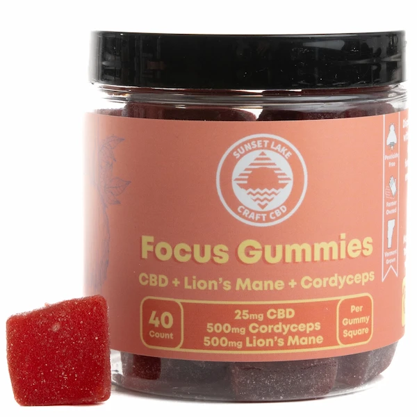 Focus Functional Mushroom Gummies + CBD For Sale