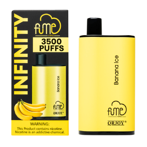 Banana Ice Disposable Vape (3500 Puffs) by Fume Infinity For Sale