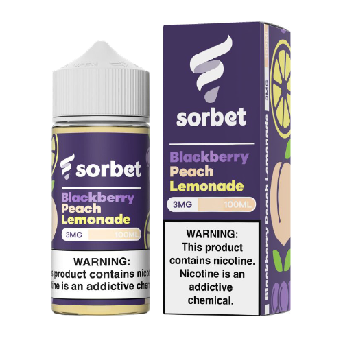 Blackberry Peach Lemonade by Sorbet Pop 100ml For Sale