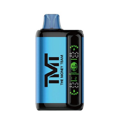Blue Mint Ice Disposable Vape (15000 Puffs) by TMT Floyd Mayweather For Sale