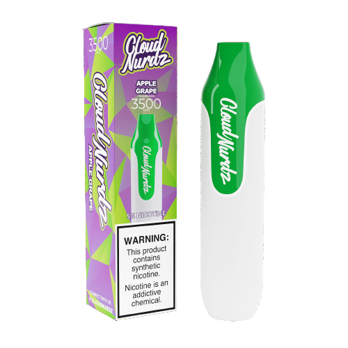 Apple Grape Disposable Pod (3500 Puffs) by Cloud Nurdz Disposables For Sale