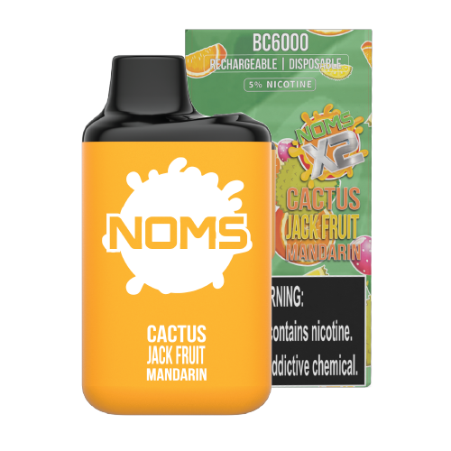 Cactus Jackfruit Mandarin Disposable Vape (6000 Puffs) by Noms BC6000 For Sale