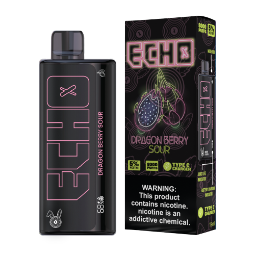 Dragon Berry Sour Disposable Vape (8000 Puffs) by ECHO For Sale