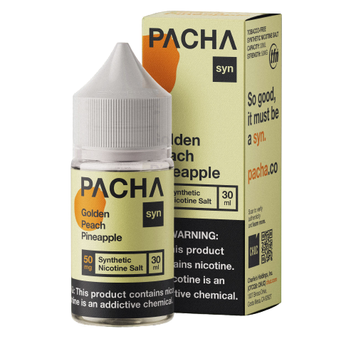 Golden Peach Pineapple by Pachamama Salts 30ml For Sale