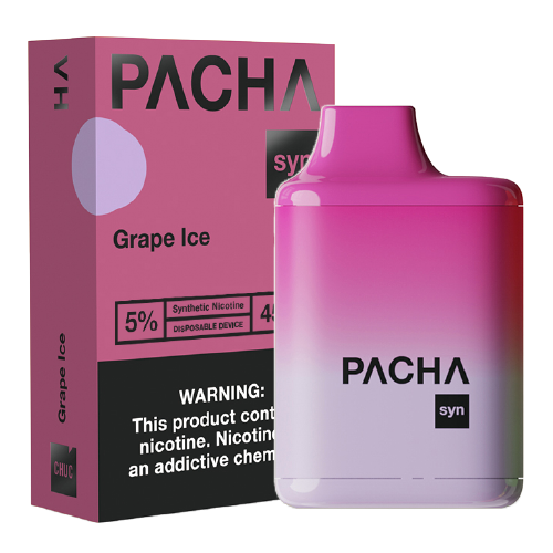 Grape Ice Disposable Pod (4500 Puffs) by Pachamama Syn For Sale