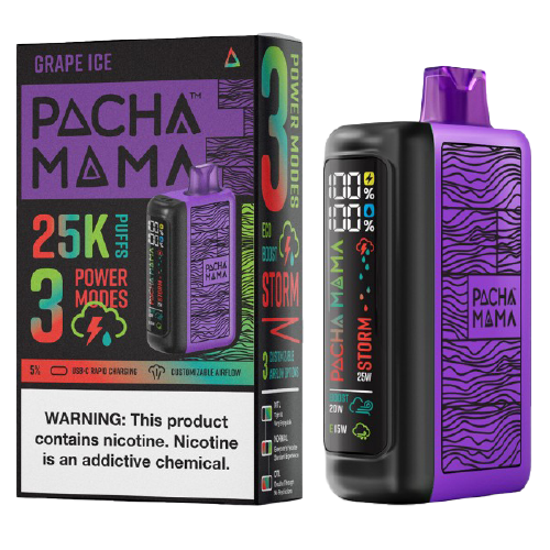 Grape Ice Disposable Vape (25000 Puffs) by Pachamama 25K For Sale