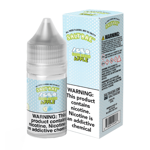 Iced Sour Green Apple by SaltBae50 30ml For Sale