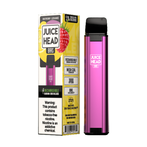 Raspberry Lemonade Disposable Pod (3000 Puffs) by Juice Head Bars For Sale