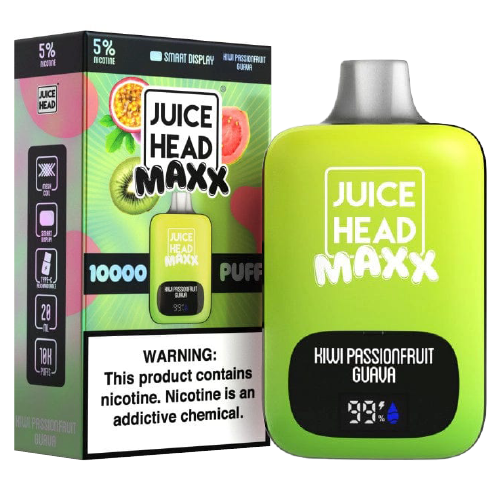 Kiwi Passionfruit Guava Disposable Vape (10000 Puffs) by Juice Head Maxx For Sale