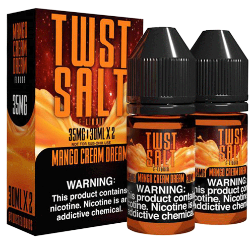 Mango Cream Dream by Twist Salt 60ml (2x30ml) For Sale