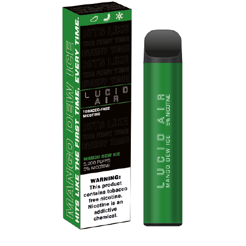 Mango Dew Ice Disposable Pod (5000 Puffs) by Lucid Air For Sale