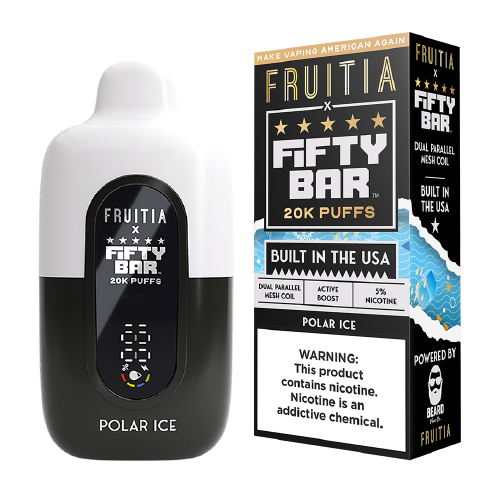 Polar Ice Disposable Vape (20000 Puffs) by Fruitia x Fifty Bar For Sale