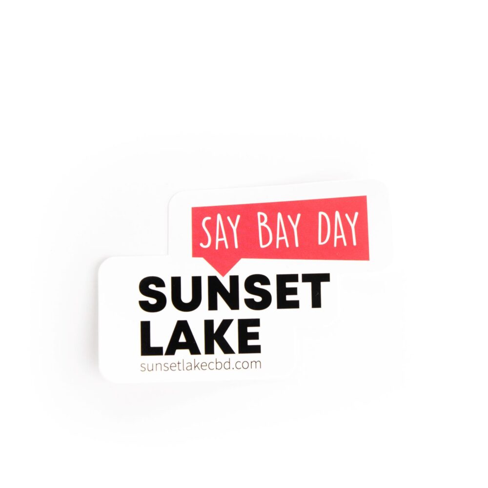 Say Bay Day Sticker For Sale