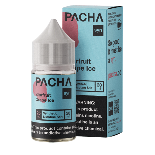 Starfruit Grape Ice by Pachamama Salts 30ml For Sale