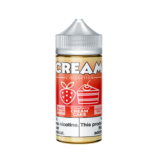 Strawberry Cream Cake by Vape 100 Cream Collection 100ml For Sale