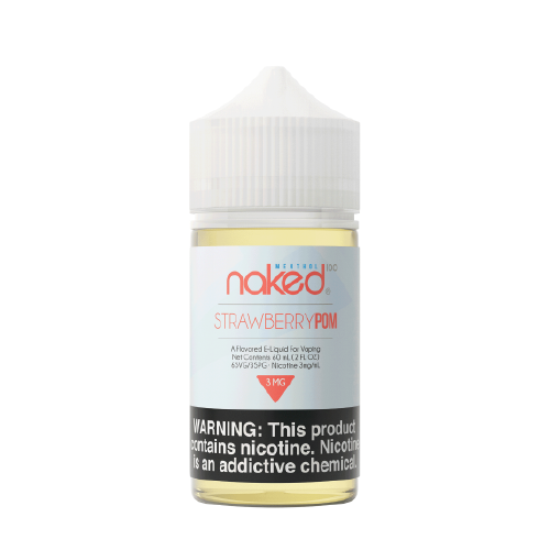 Strawberry Pom (Brain Freeze) by Naked 100 Menthol 60ml For Sale