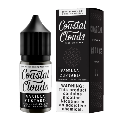 Vanilla Custard by Coastal Clouds Salt Nic 30ml For Sale