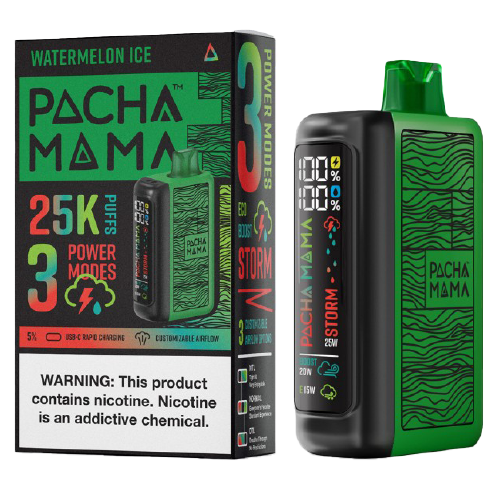 Watermelon Ice Disposable Vape (25000 Puffs) by Pachamama 25K For Sale