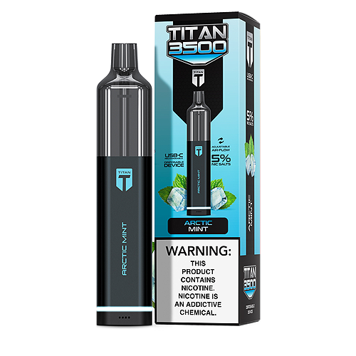 Arctic Mint Disposable Pod (3500 Puffs) by Titan 3500 For Sale