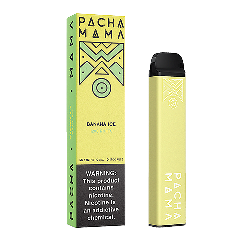 Banana Ice Disposable Pod (1200 Puffs) by Pachamama Syn For Sale