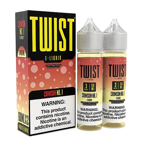 Crimson No.1 (Strawberry Crush Lemonade) by Lemon Twist 120ml (2x60ml) For Sale