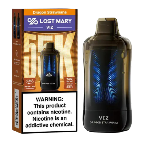 Dragon Strawnana Disposable Vape (55000 Puffs) by Lost Mary VIZ 55K For Sale