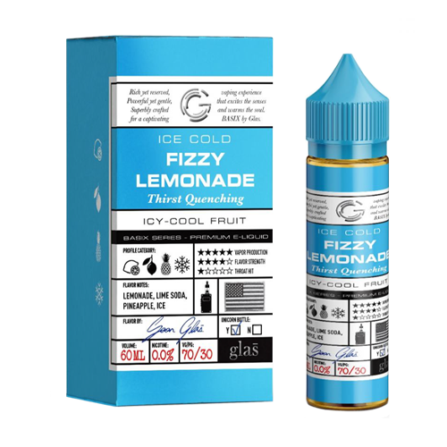 Fizzy Lemonade by Glas Basix Series 60ml For Sale