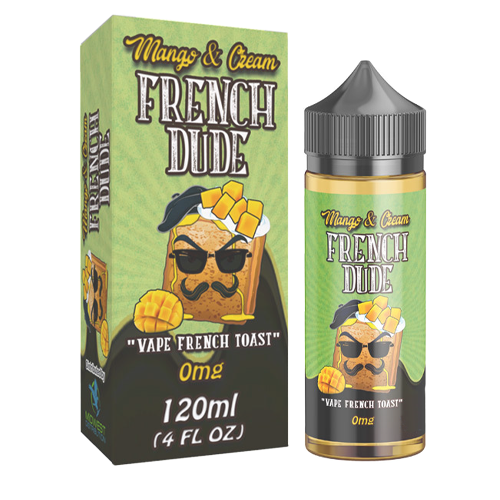 Mango & Cream French Dude by Vape Breakfast Classics 120ml For Sale