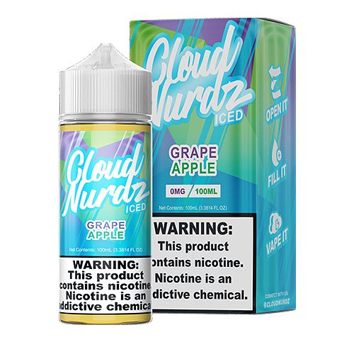 Grape Apple Iced by Cloud Nurdz 100ml For Sale