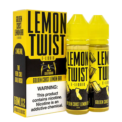 Golden Coast Lemon Bar by Lemon Twist 120ml (2x60ml) For Sale