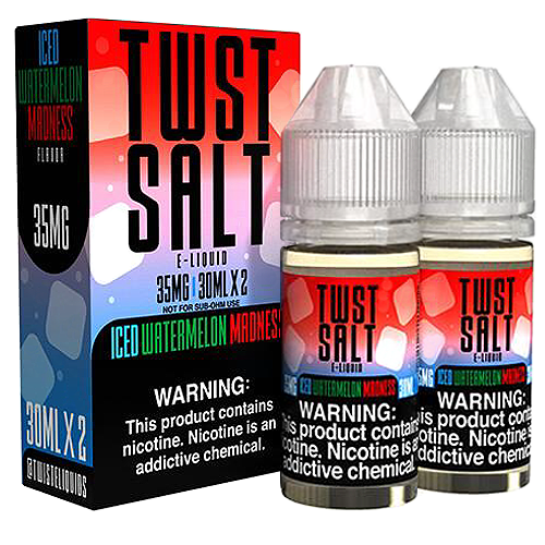 Iced Watermelon Madness by Twist Salt 60ml (2x30ml) For Sale