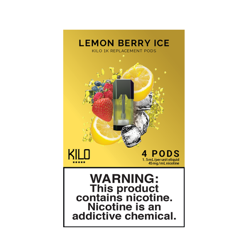 Lemon Berry Ice – Pack of 4 Pods by Kilo 1K For Sale