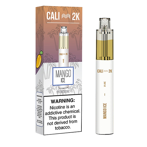 Mango Ice (Frozen Mango Nectar) Disposable Pod (2000 Puffs) by Cali Bars 2K For Sale