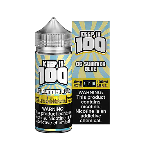 OG Summer Blue (Blue Slushie Lemonade) by Keep It 100 100ml For Sale