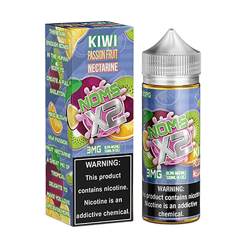 Kiwi Passion Fruit Nectarine by Noms X2 120ml For Sale