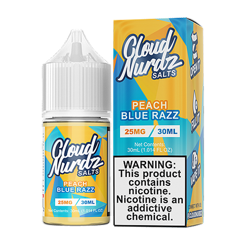 Peach Blue Razz by Cloud Nurdz Salts 30ml For Sale