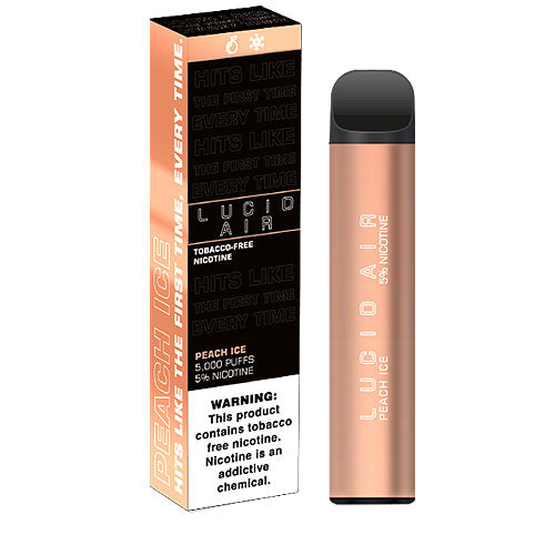 Peach Ice Disposable Pod (5000 Puffs) by Lucid Air For Sale