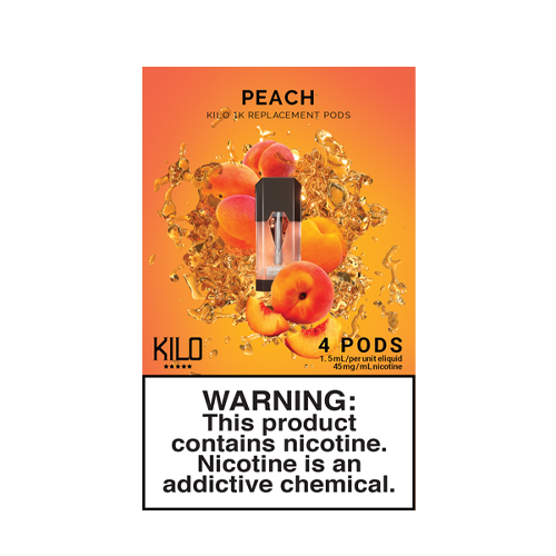 Peach – Pack of 4 Pods by Kilo 1K For Sale