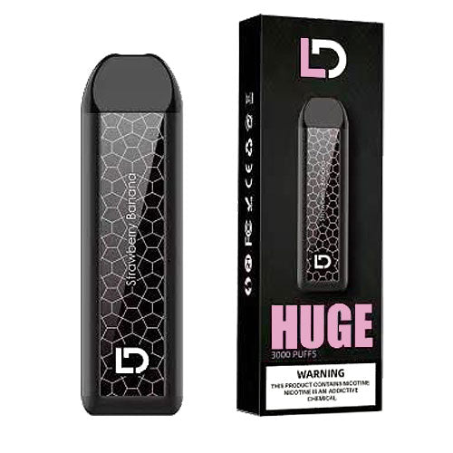 Strawberry Banana Disposable Pod (3000 Puffs) by Huge For Sale
