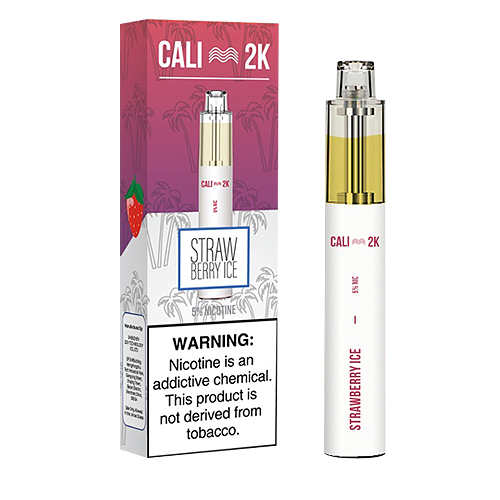 Strawberry Ice (Frozen Strawberry) Disposable Pod (2000 Puffs) by Cali Bars 2K For Sale