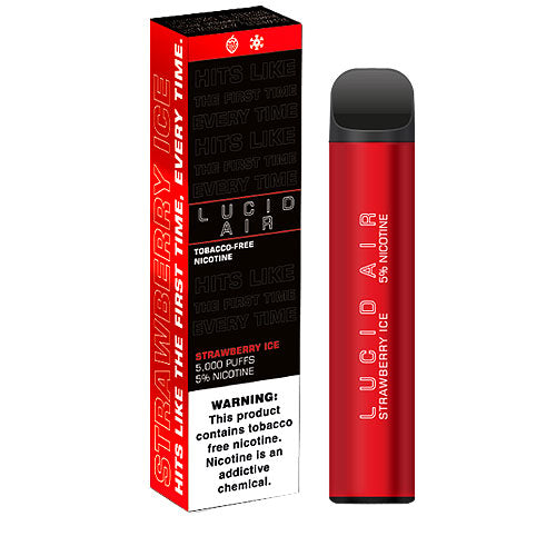 Strawberry Ice Disposable Pod (5000 Puffs) by Lucid Air For Sale