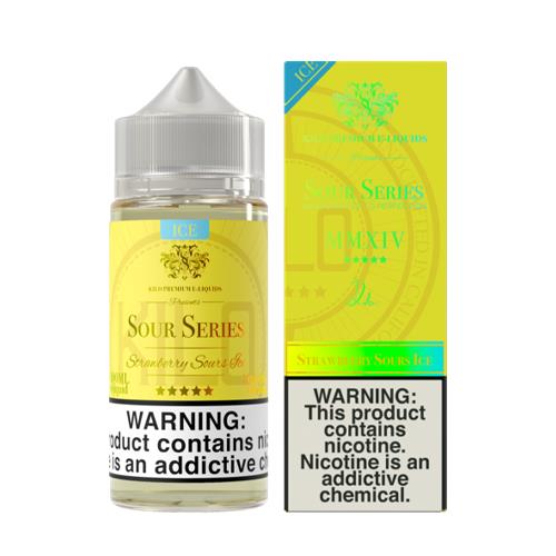 Strawberry Sours Ice by Kilo Sour Series “Bazooka Sour Straws” 100ml For Sale