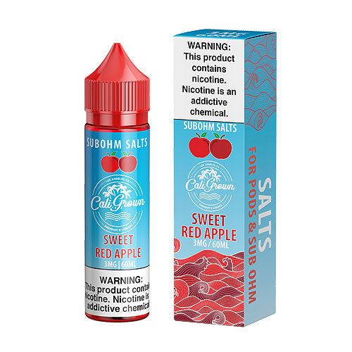 Sweet Red Apple (Grizzly Apple) by California Grown E-Liquids 60ml For Sale