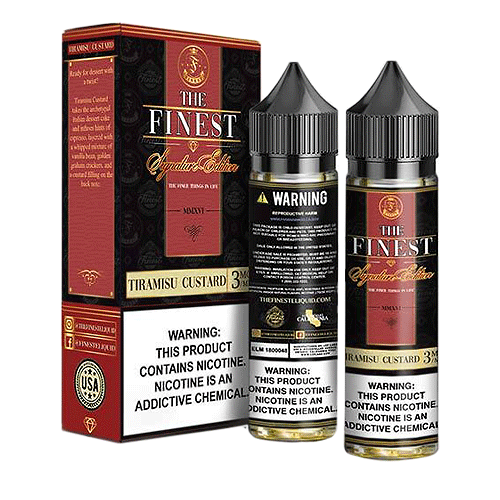 Tiramisu Custard by Finest Signature Edition 120ml (2x60ml) For Sale