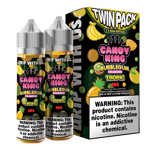 Tropic by Candy King Bubblegum Collection 120ml (2x60ml) For Sale