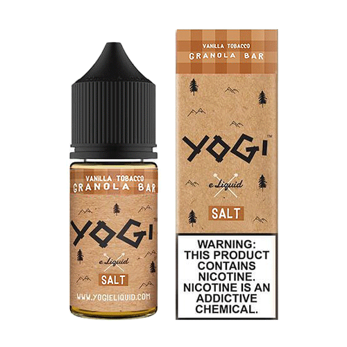 Vanilla Tobacco Granola Bar by Yogi Salt 30ml For Sale